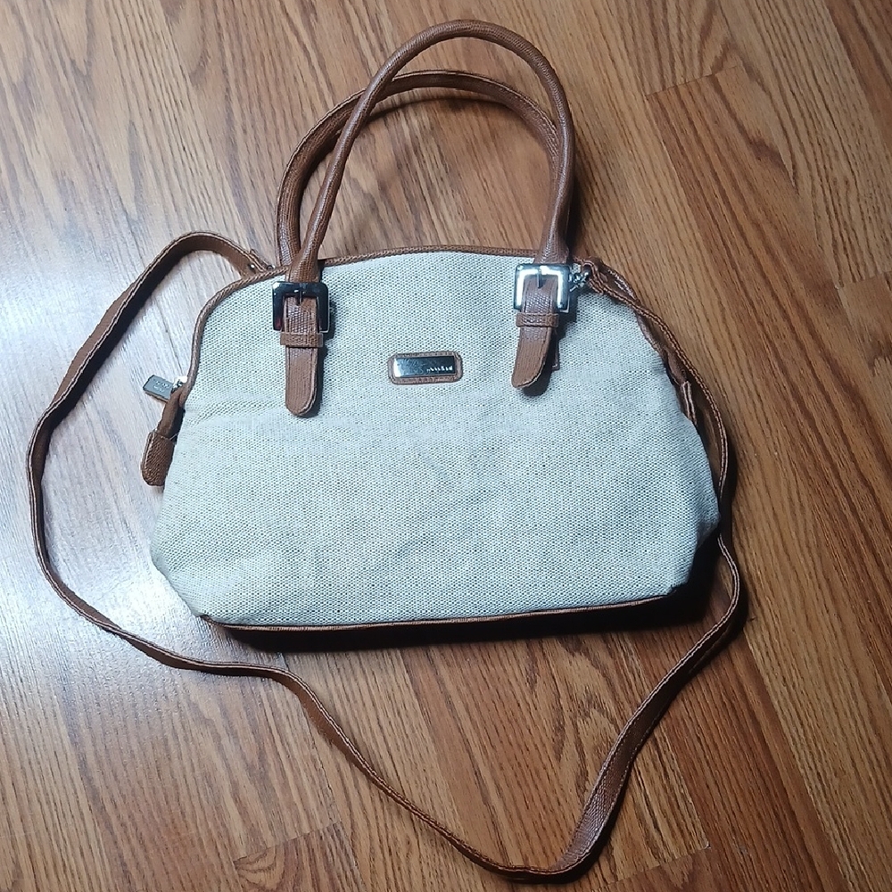 Mondani Cream and Brown Shoulder Bag‎
